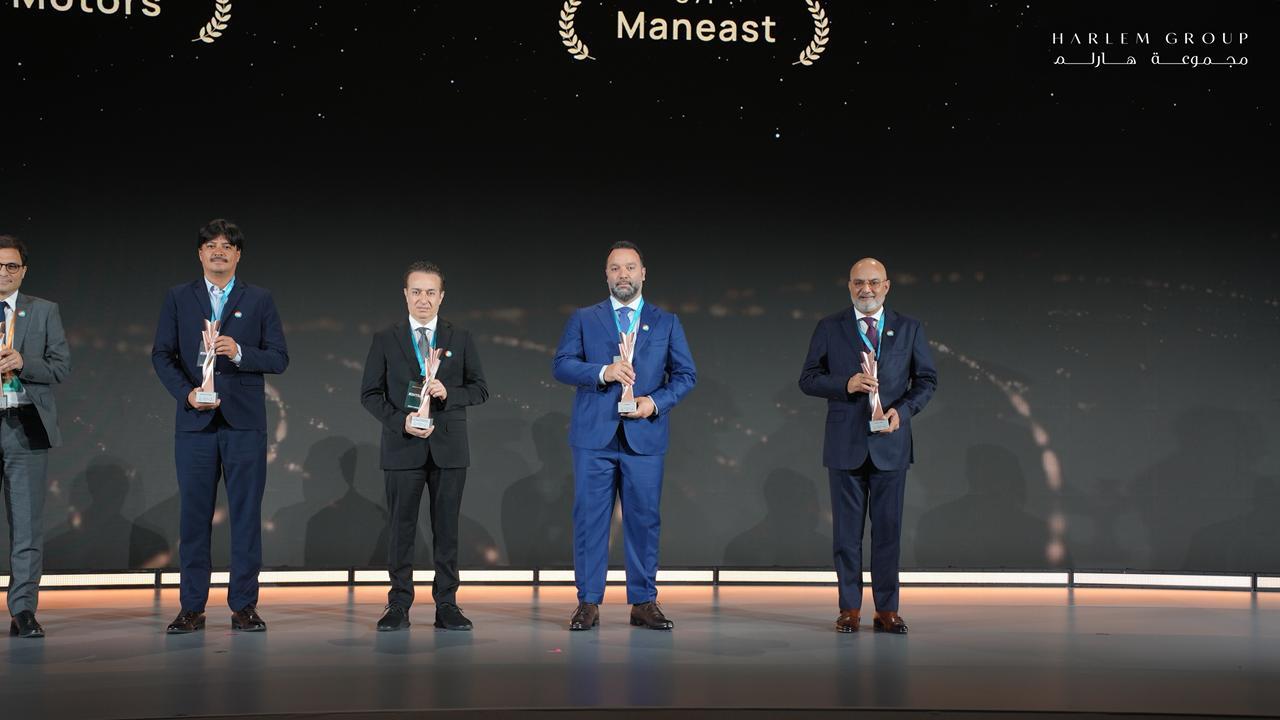 Awards ceremony — Harlem Group representatives